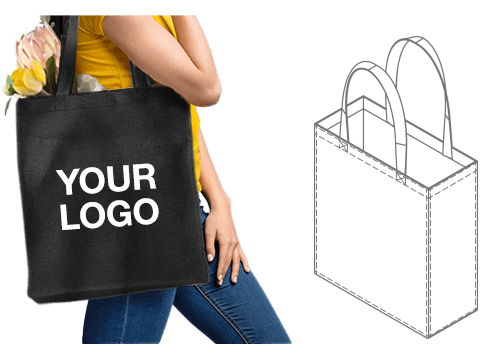 Porta - Rigid Tote Bags with Logo Porta - Rigid Tote Bags with Logo