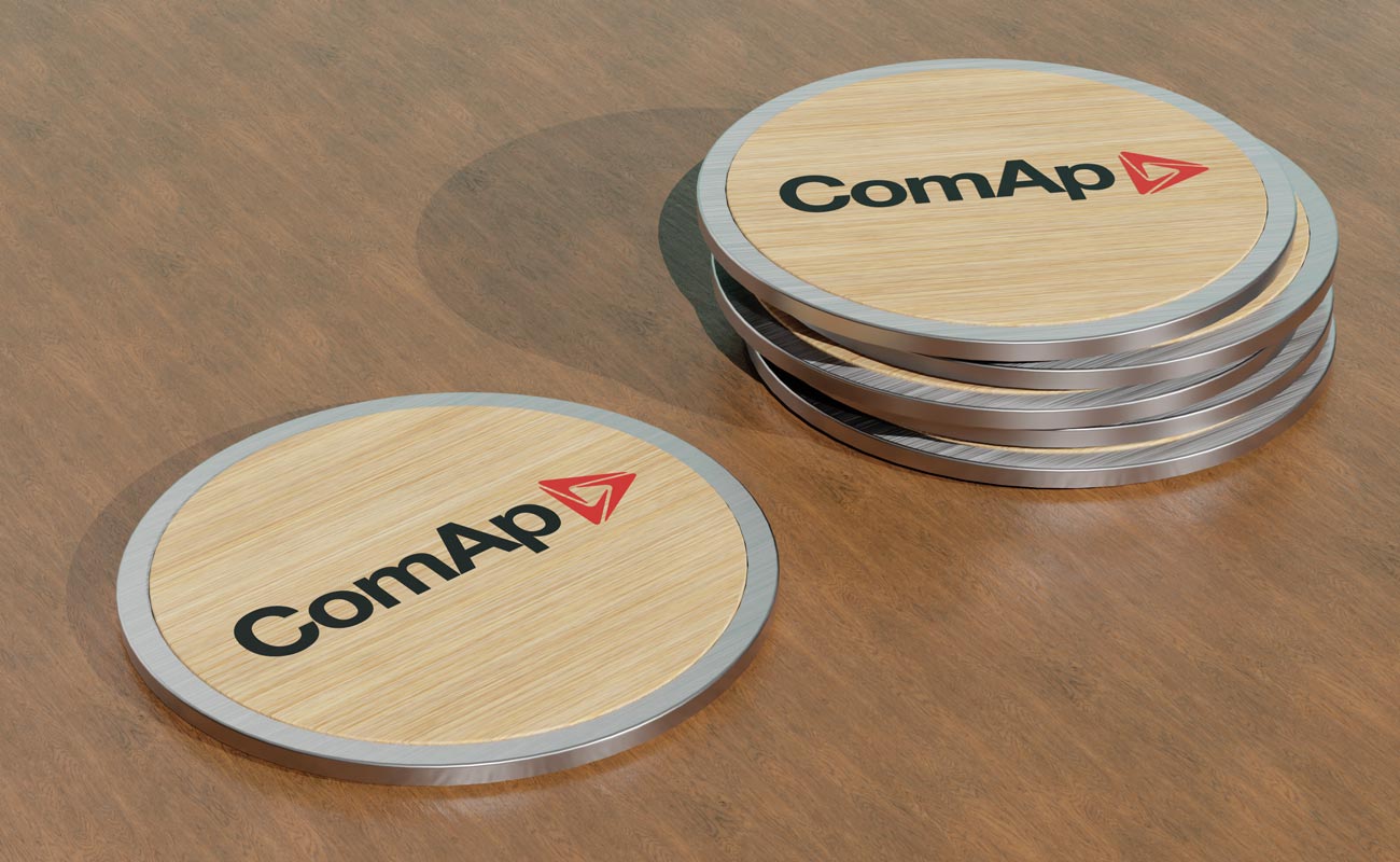 Base - Customized Promotional Bamboo Coasters gallery thumbnail