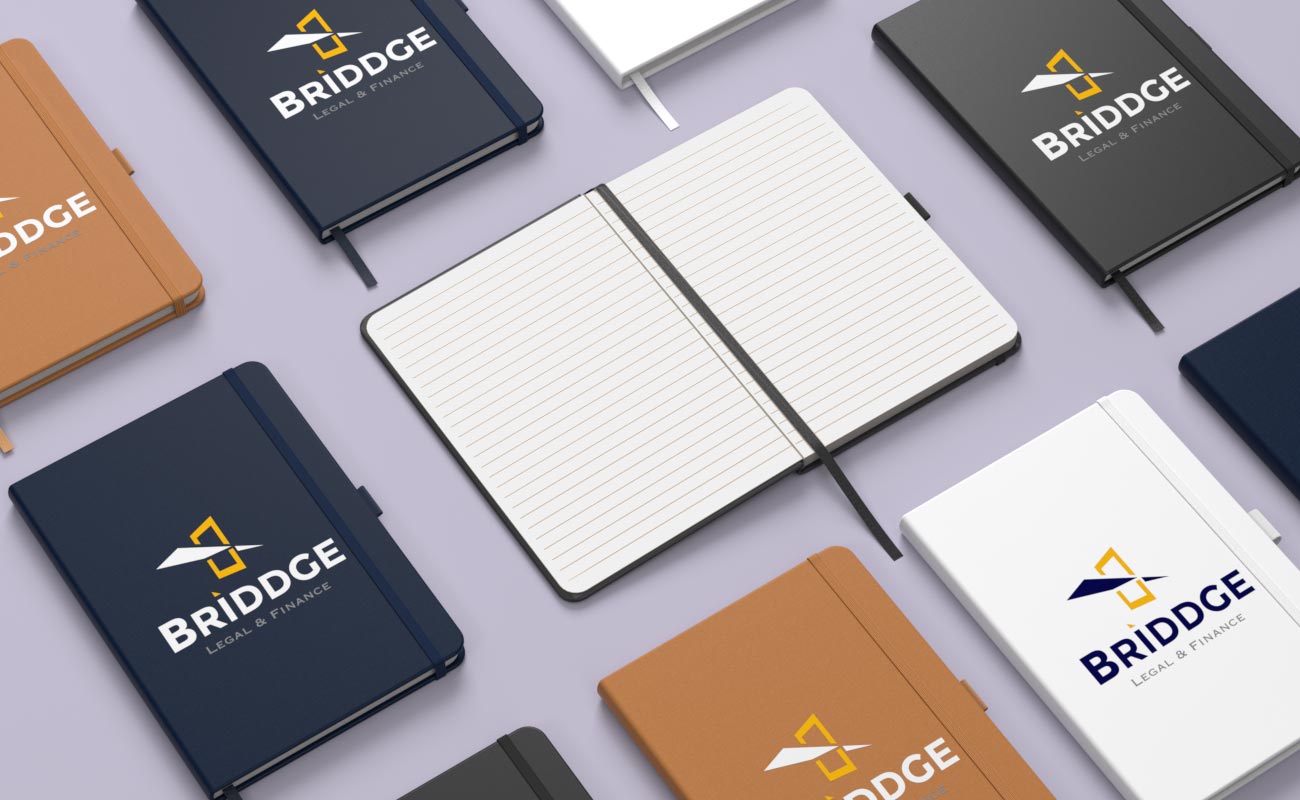 Branded Notebooks with Logo, Draft
