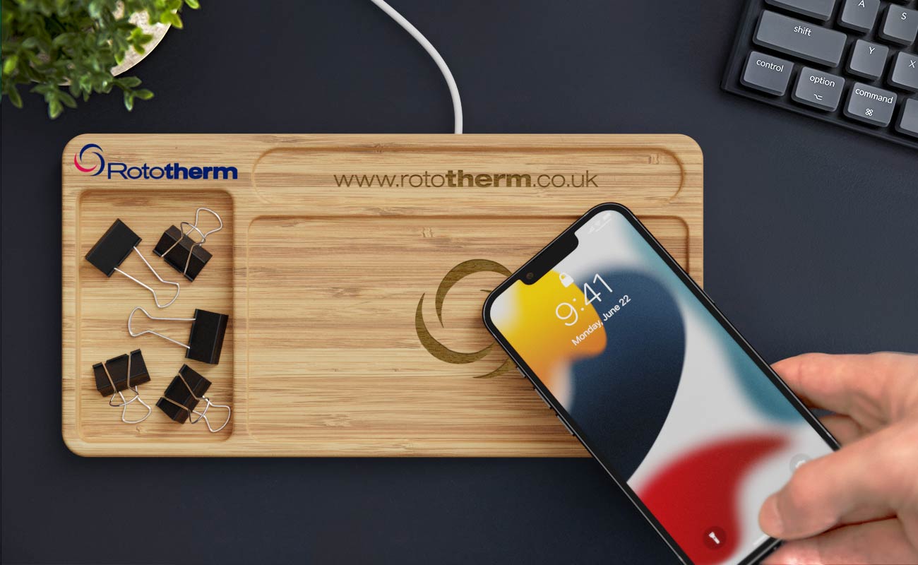 EcoDesk - Custom Wireless Charger gallery thumbnail