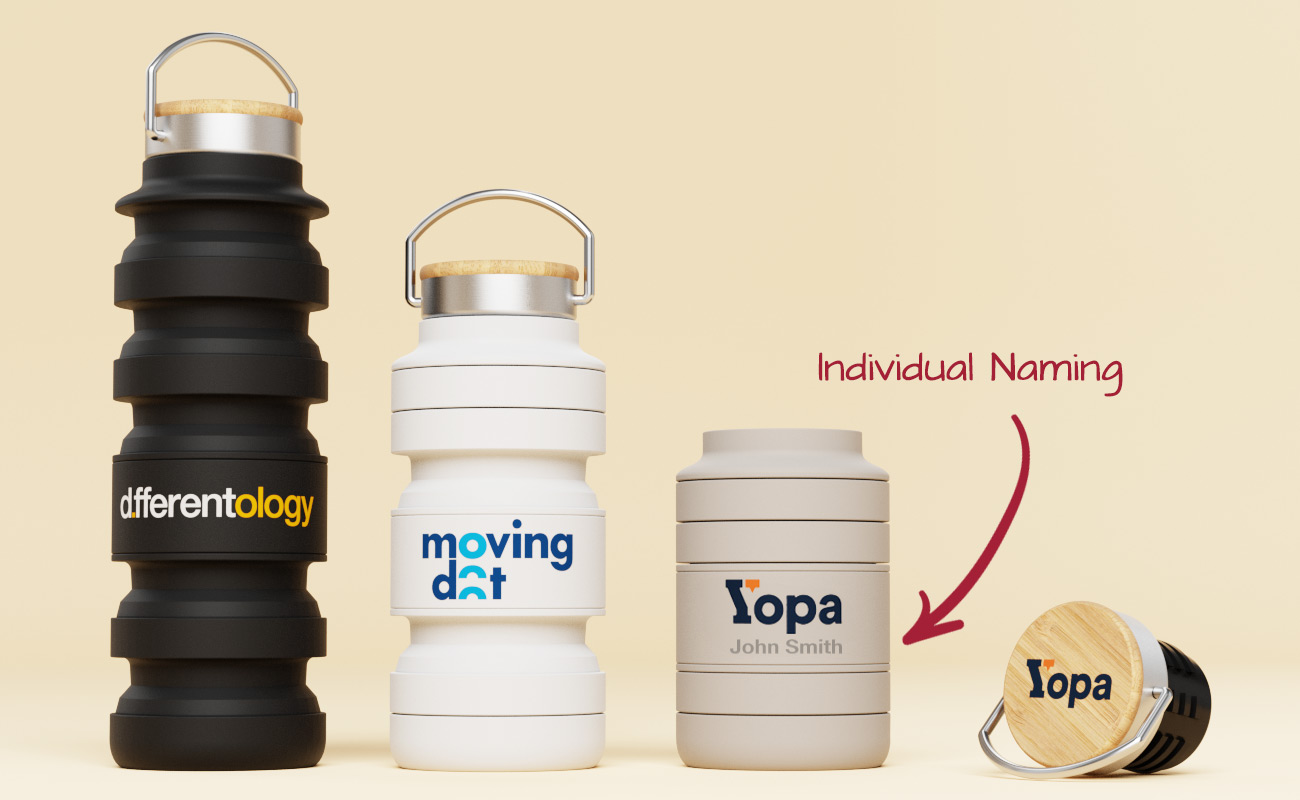 Flexi - Personalized Collapsible Water Bottles