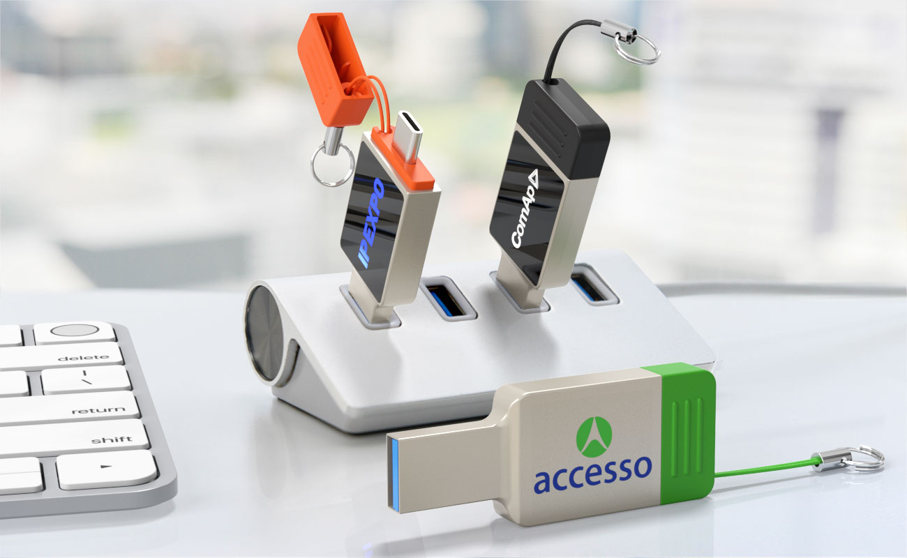 Neon - Custom Flash Drives With USB-C gallery thumbnail