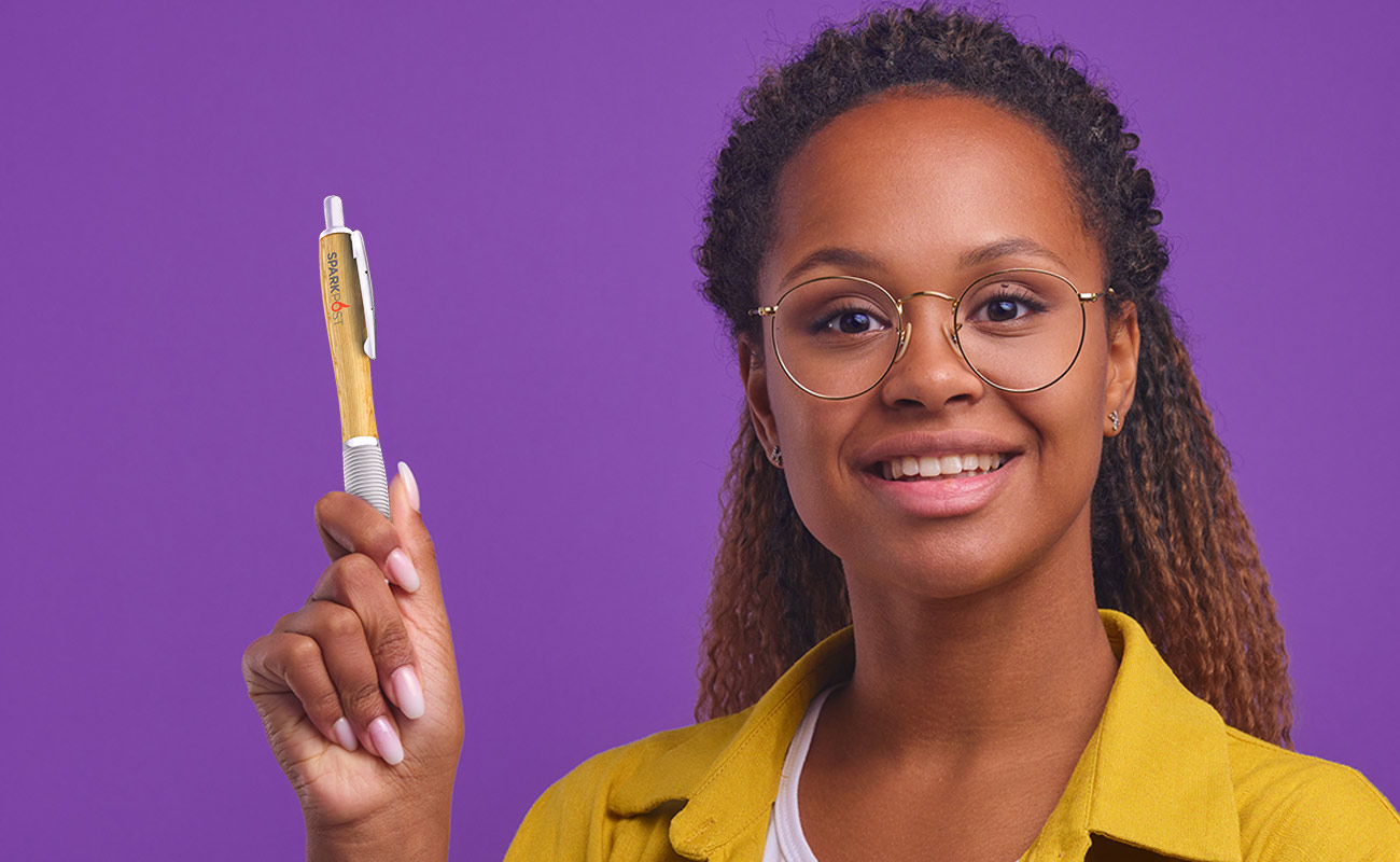 Ridge - Branded Bamboo Pens with Logo gallery thumbnail