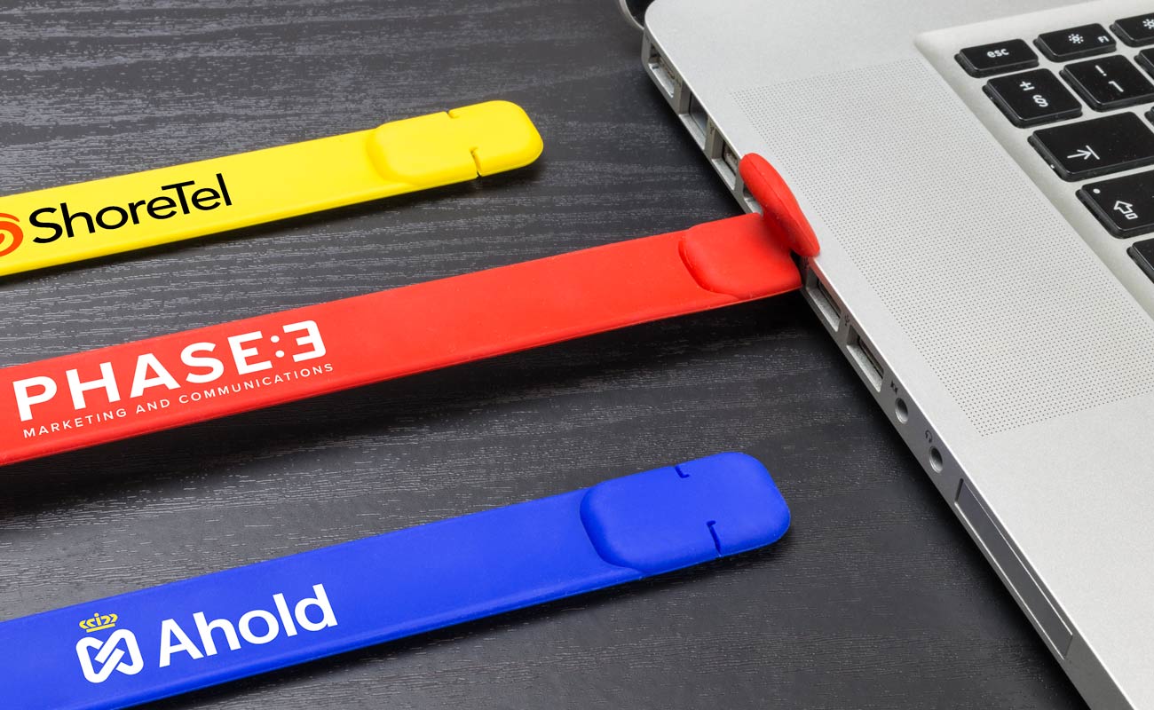 Slap - Customise USB Wristbands