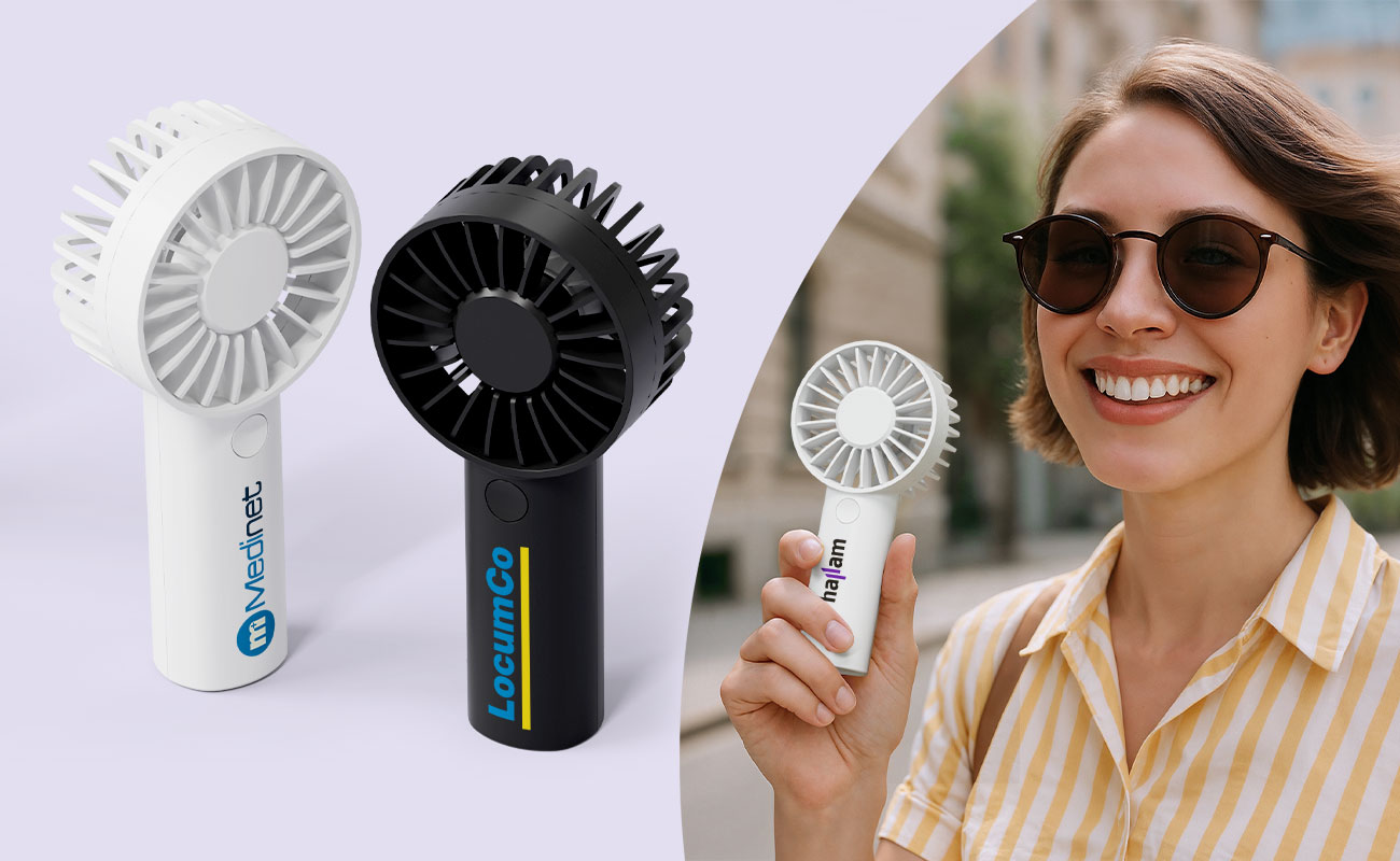 Mini Fan Xenosaurus Custom Mini Fans - Branded & Delivered in just 8 Days!