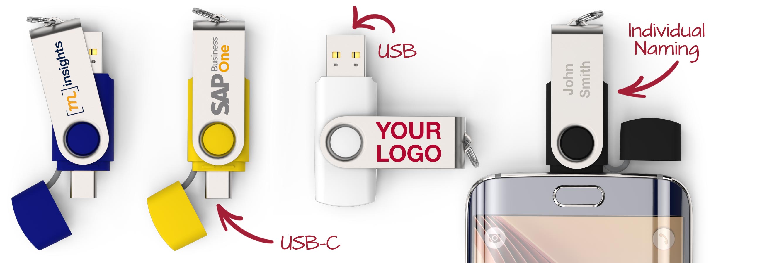 Logo-Shaped Die-Cut USB Flash Drive